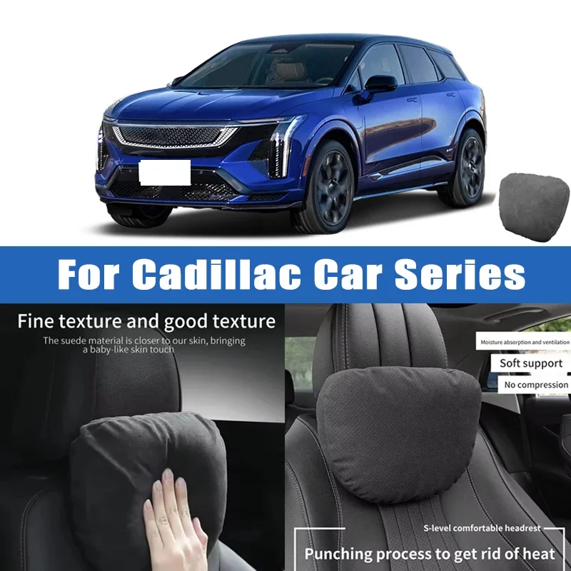 

Top Quality Car Headrest Neck Support Seat Soft Neck Pillow Breathable For Cadillac ATS ATS-L CT4 CT5 CT6 XTS XT4 XT5 XT6 SRX