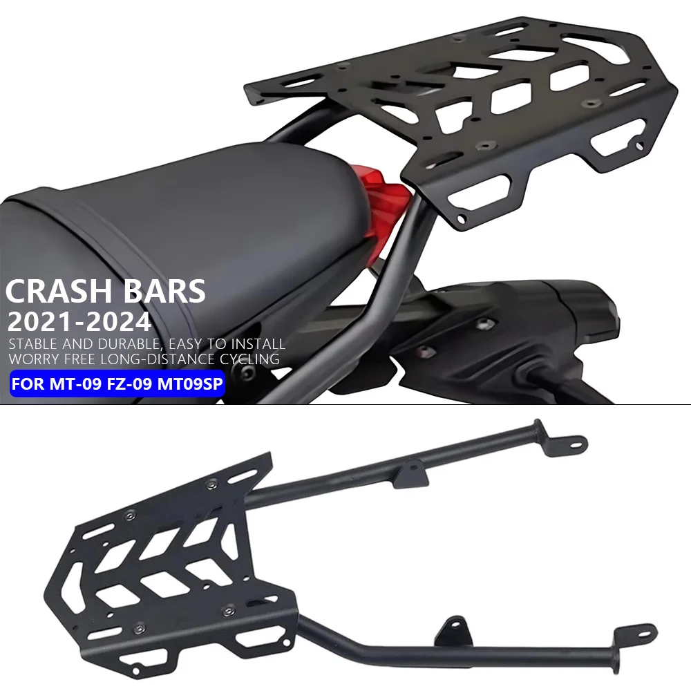 Akcesoria motocyklowe do YAMAHA MT-09 FZ-09 MT09SP 2021-2024, tylny bagażnik, stelaż, uchwyt na kufer górny, wspornik pasujący