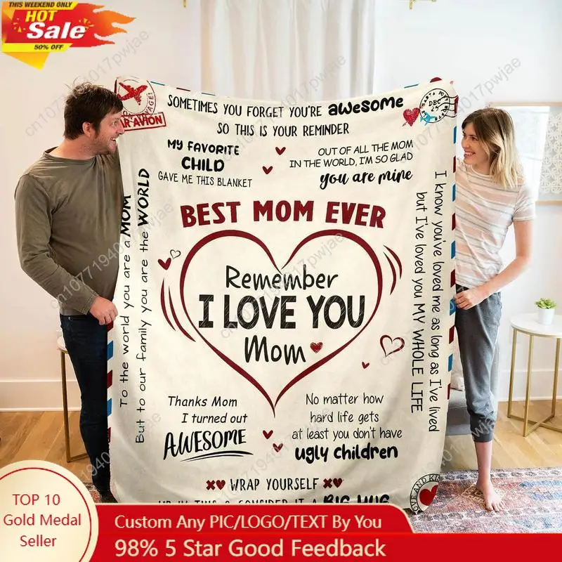 

Bedroom Decor Letter & Heart Pattern Blanket, Soft Throw Blanket, Multipurpose Comfy Bedding Throw Blanket Home Custom blankets