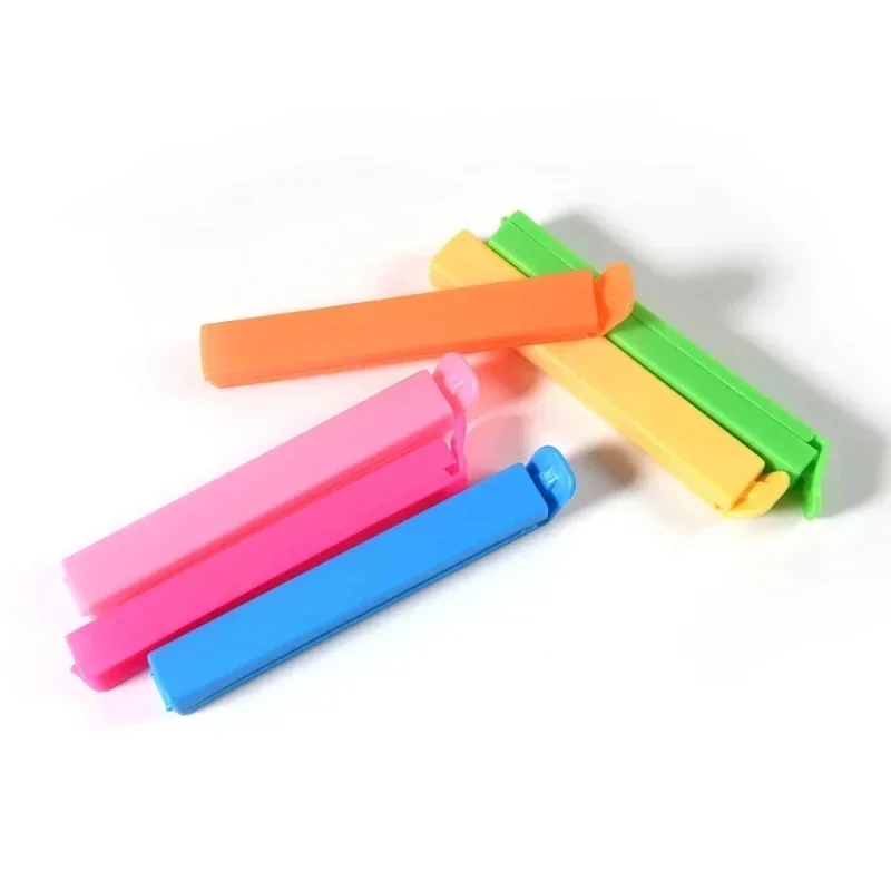 20-80Pcs Portable New Kitchen Storage Food Snack Seal Sealing Bag Clips Sealer Clamp Plastic Tool Kitchen Accessories