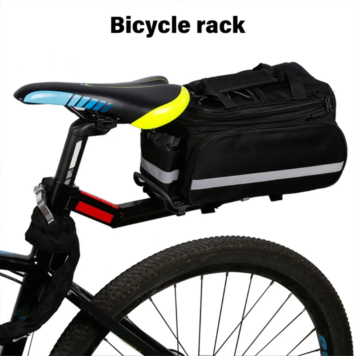 

Bicycles Luggage Cargo Rear Rack Aluminum Alloy Bicycles Rear Shelf Rear Bag Holder Stand Support with Mounting Tool