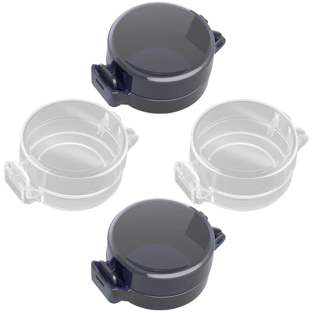 

4 Pcs Stove Knob Covers Gas Protective Kitchen Essentials Child Safety Guards Abs Lock Protectors Heat Wear Resistant Durable