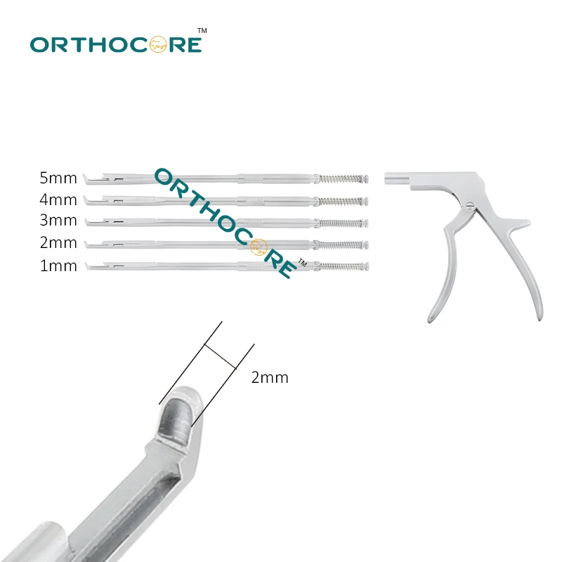 Rotating Kerrison Rongeur veterinary orthopedic instruments spinal neuro surgical instruments