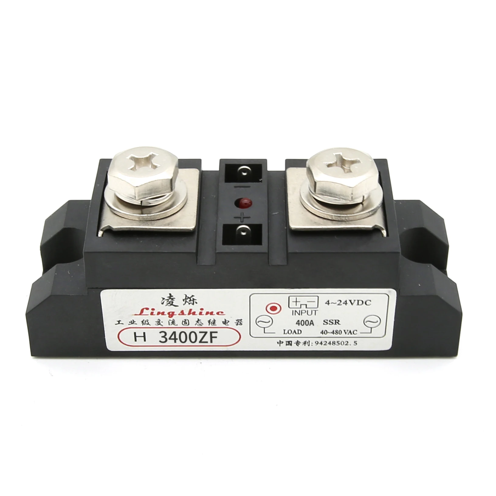 Industrial SSR Middle Size Shell 400A DC to AC High Power Solid State Relay Heavy Duty Solid State Relay