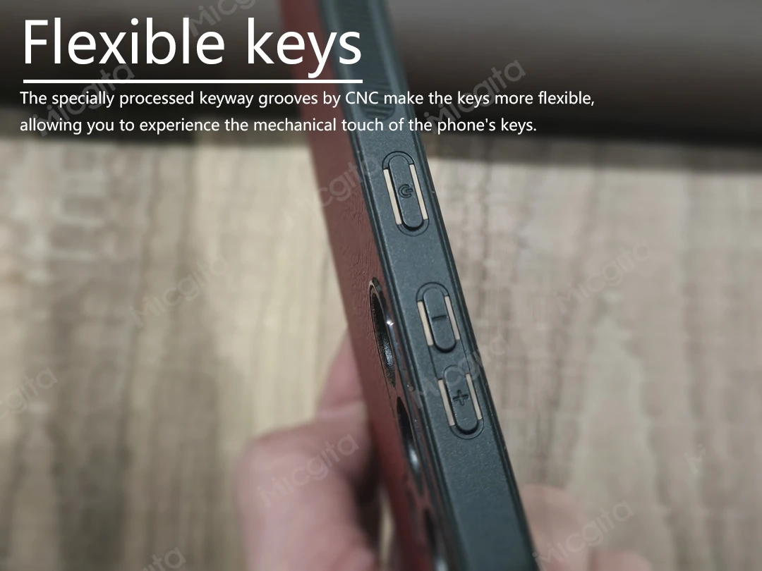 Luxuriöse Lederhülle für Samsung Galaxy S25 Ultra Plus S25 Edge Business Stoßfeste Langlebige Hülle für Samsung S25 FE – Detail 3