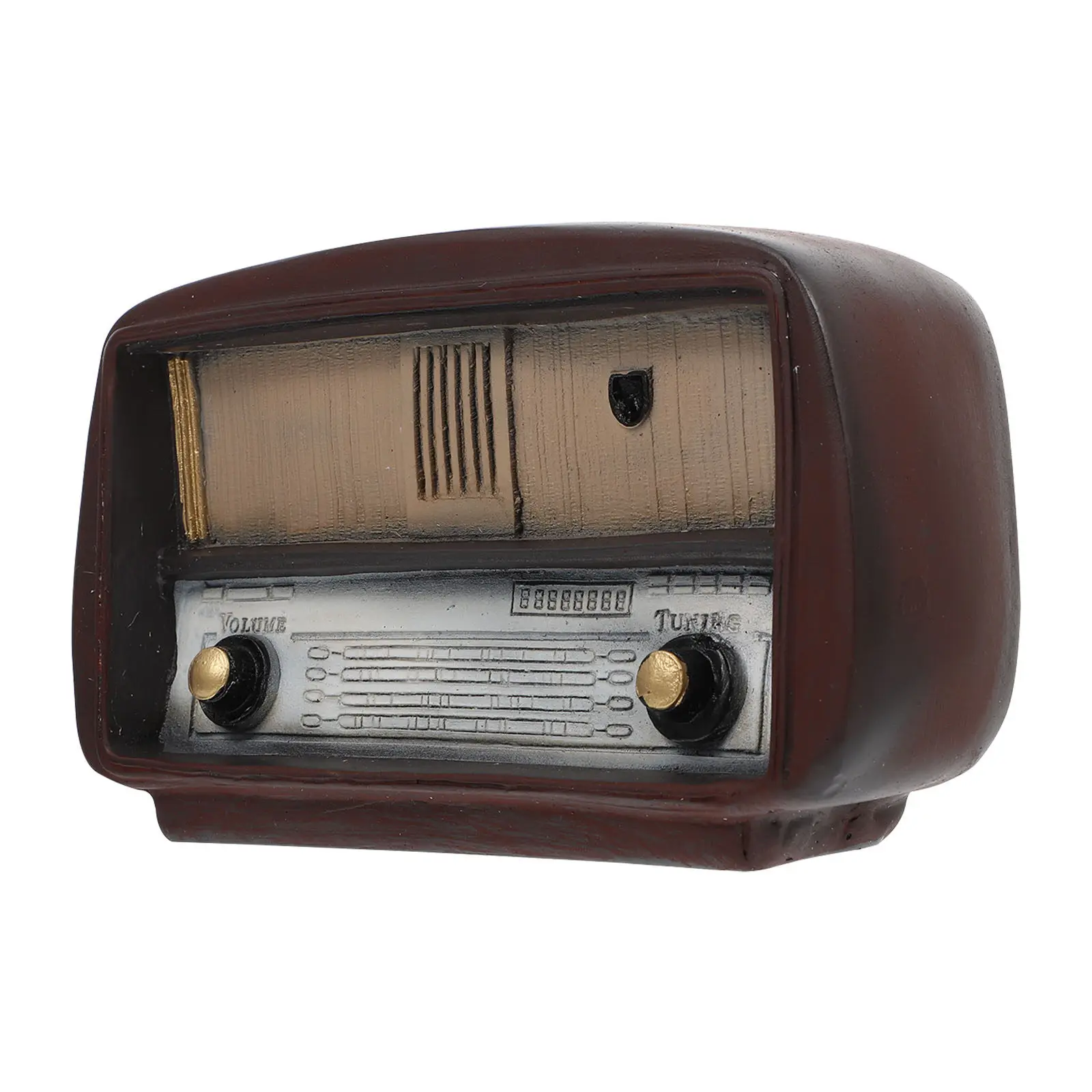 

Miniature Gramophone Resin Ornament Elegant Retro Home Decor for Office Desk Shelf Art Display Living Room Decoration