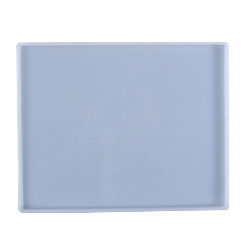 MXME Rectangle Serving Board Crystal Epoxy Resin Mold Tray Silicone Mould DIY Crafts Fruit Dish Cup Mat Decor Mold