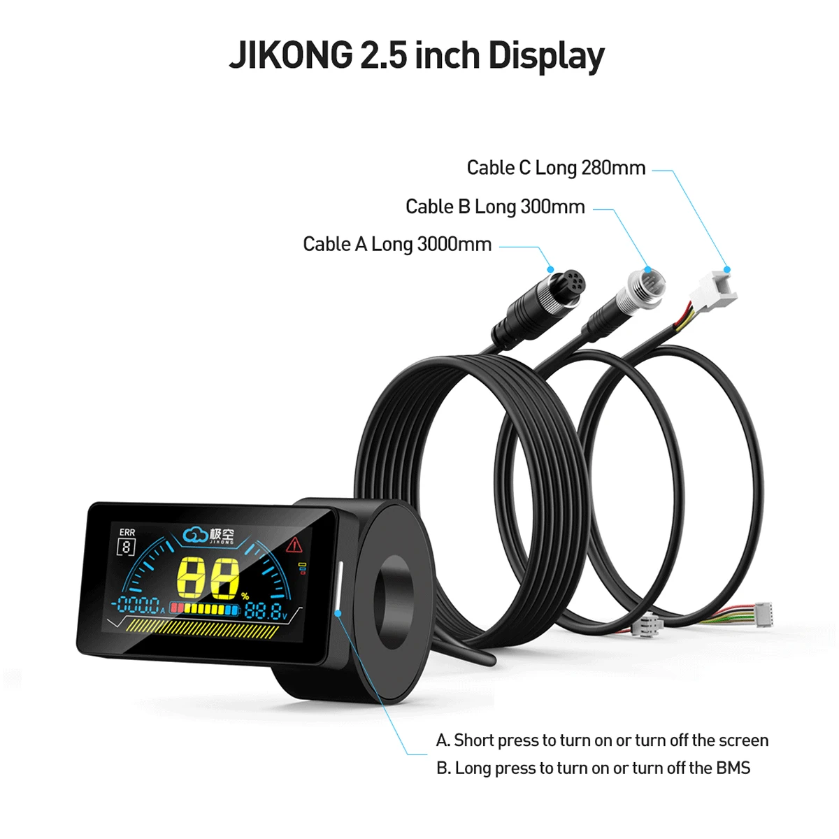 JIKONG BMS 2.5 inch Display for JIKONG