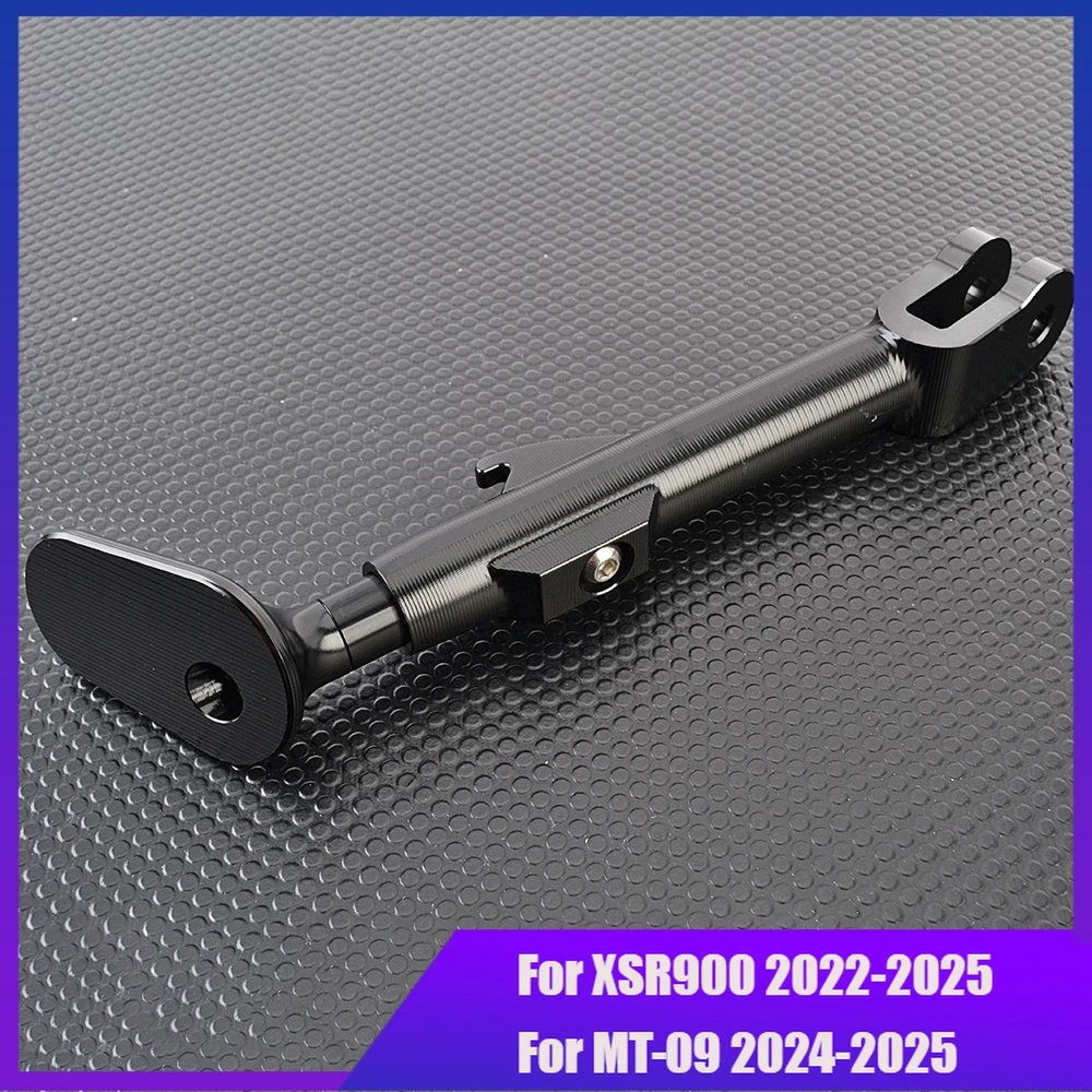 

For Yamaha XSR900 2022-2025 MT-09 Adjustable Kickstand Foot Side stand Support Motorcycle MT09 MT 09 2024 2025