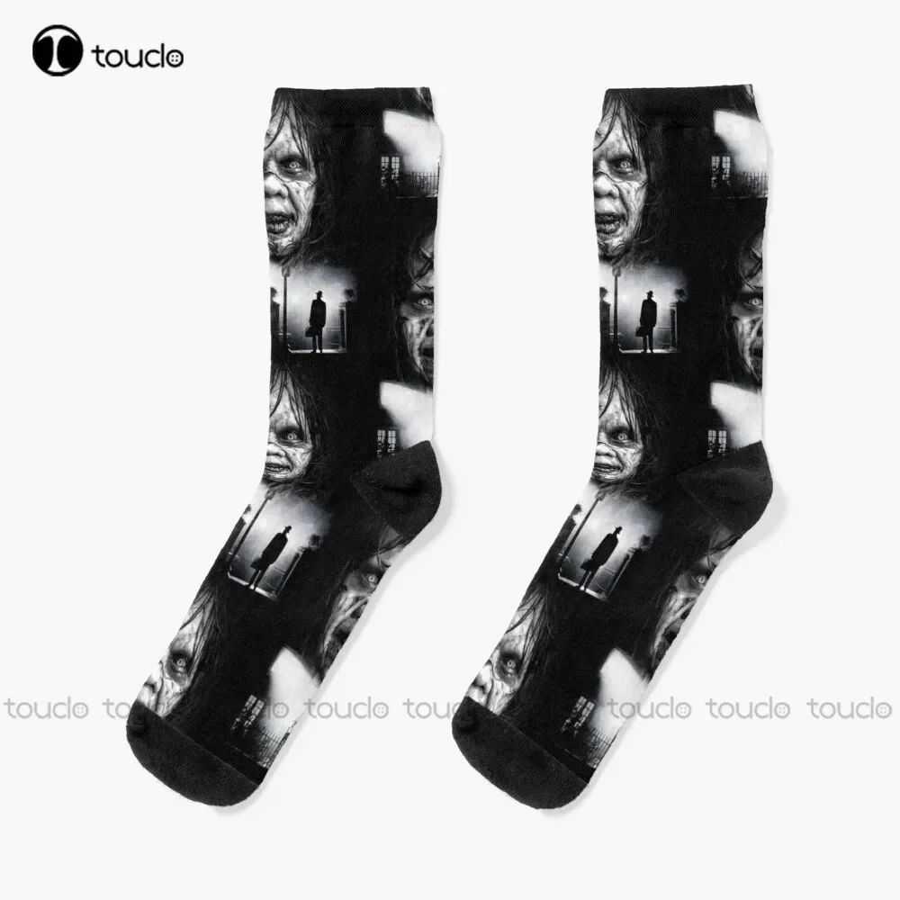 

The Exorcist Socks Usa Socks Personalized Custom Unisex Adult Teen Youth Socks Halloween Christmas Gift 360° Digital Print