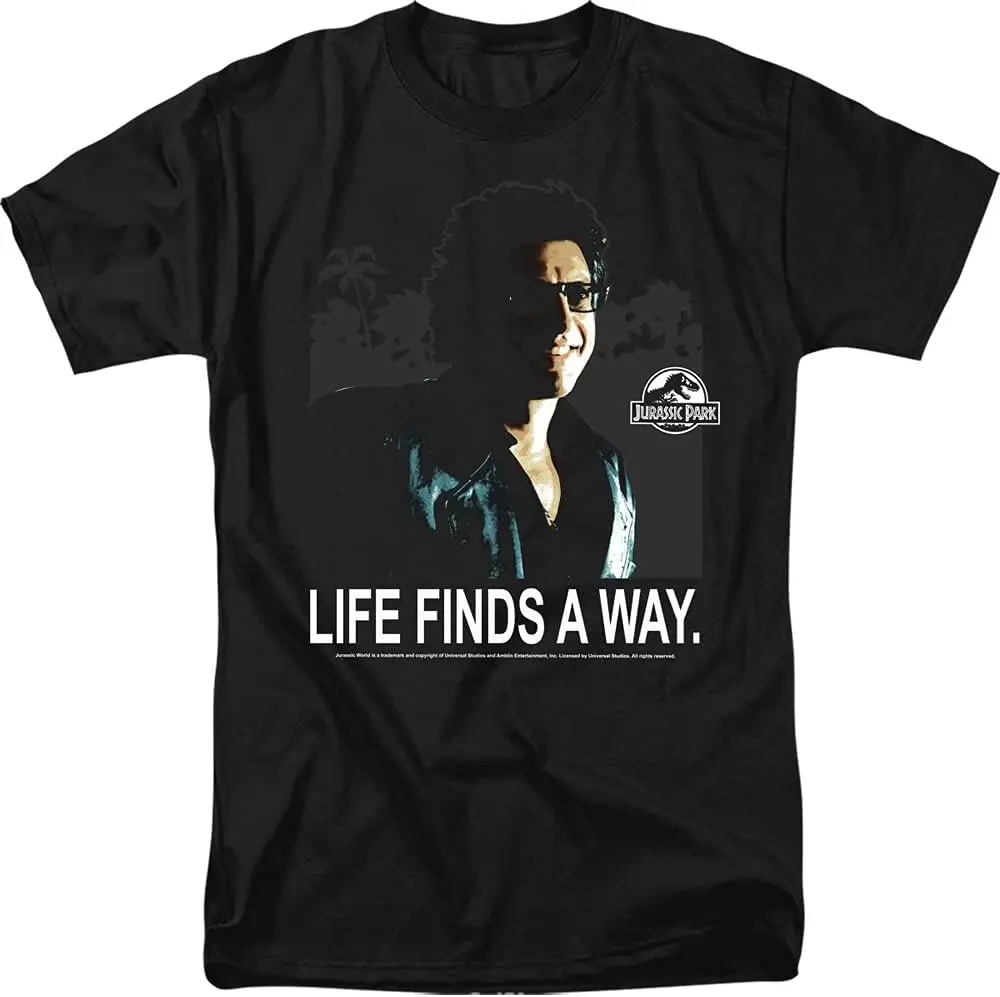 Футболка унисекс для взрослых «Парк Юрского периода» «Жизнь найти пути»