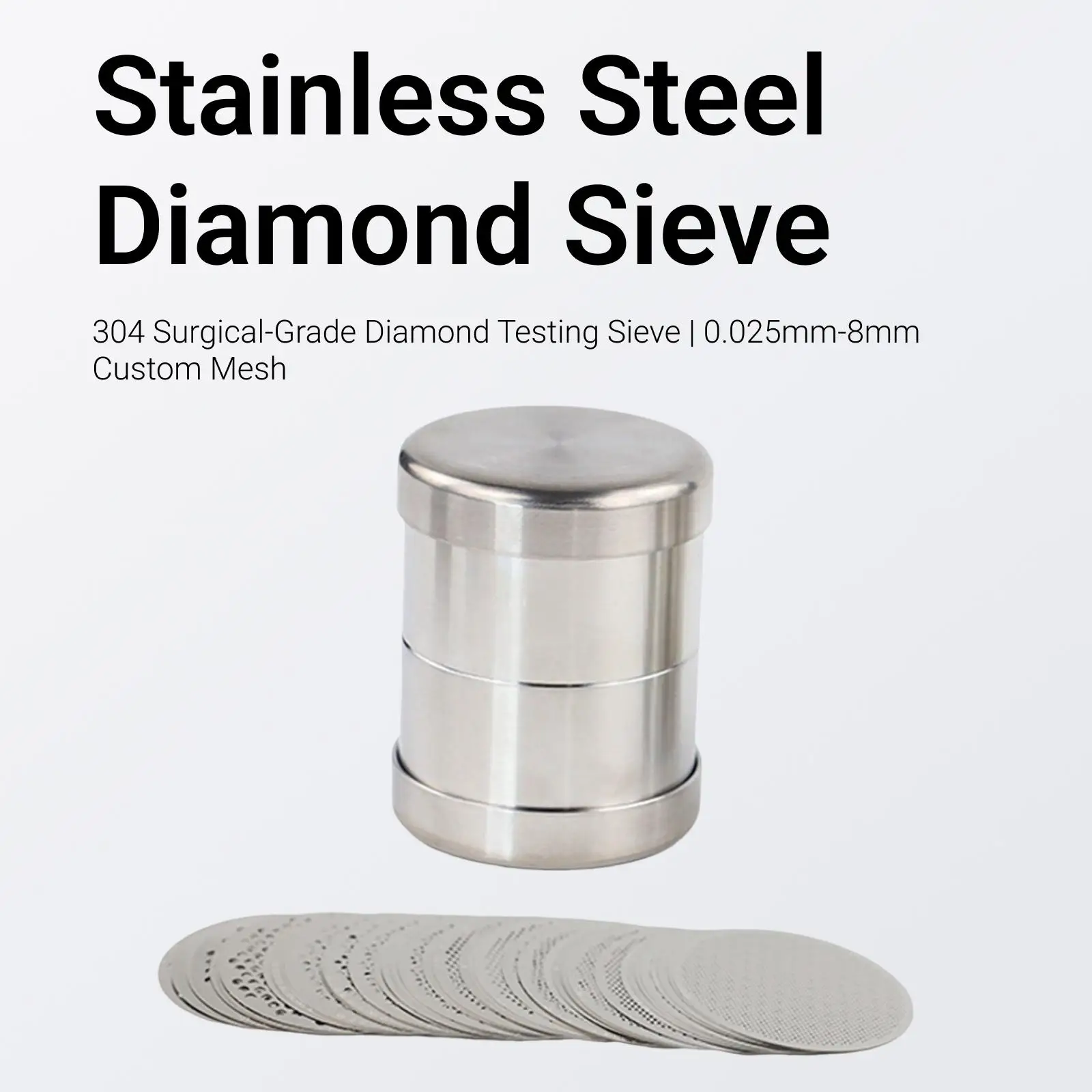 65x Jewelry Making Tool Set Stainless Steel 48mm Plates Portable for Bead