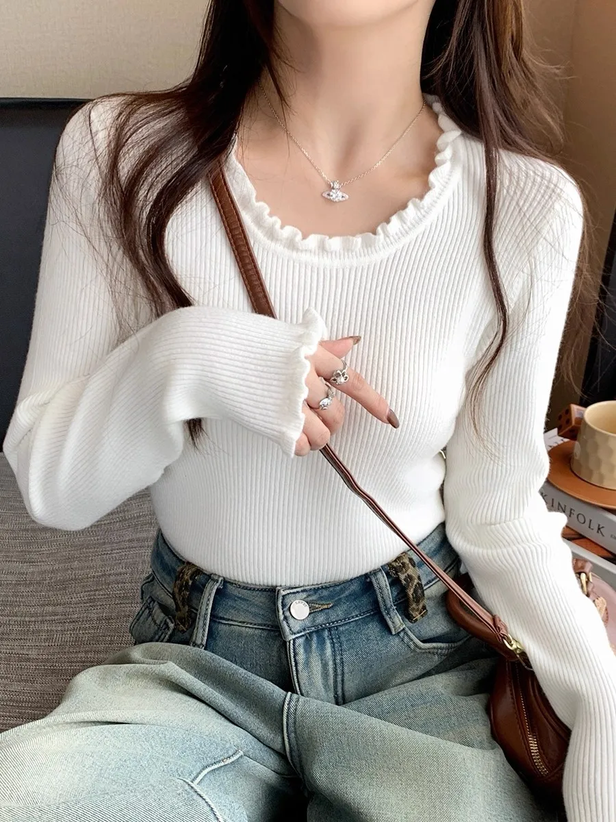 O-neck white