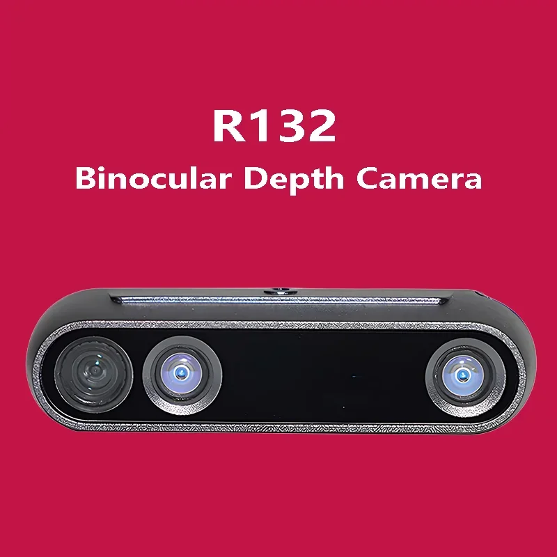 كاميرا عمق مجهر R132 مع رؤية ستيريو ثلاثية الأبعاد AI 2TOPs تحويل طاقة الحوسبة Intel RealSense D435i