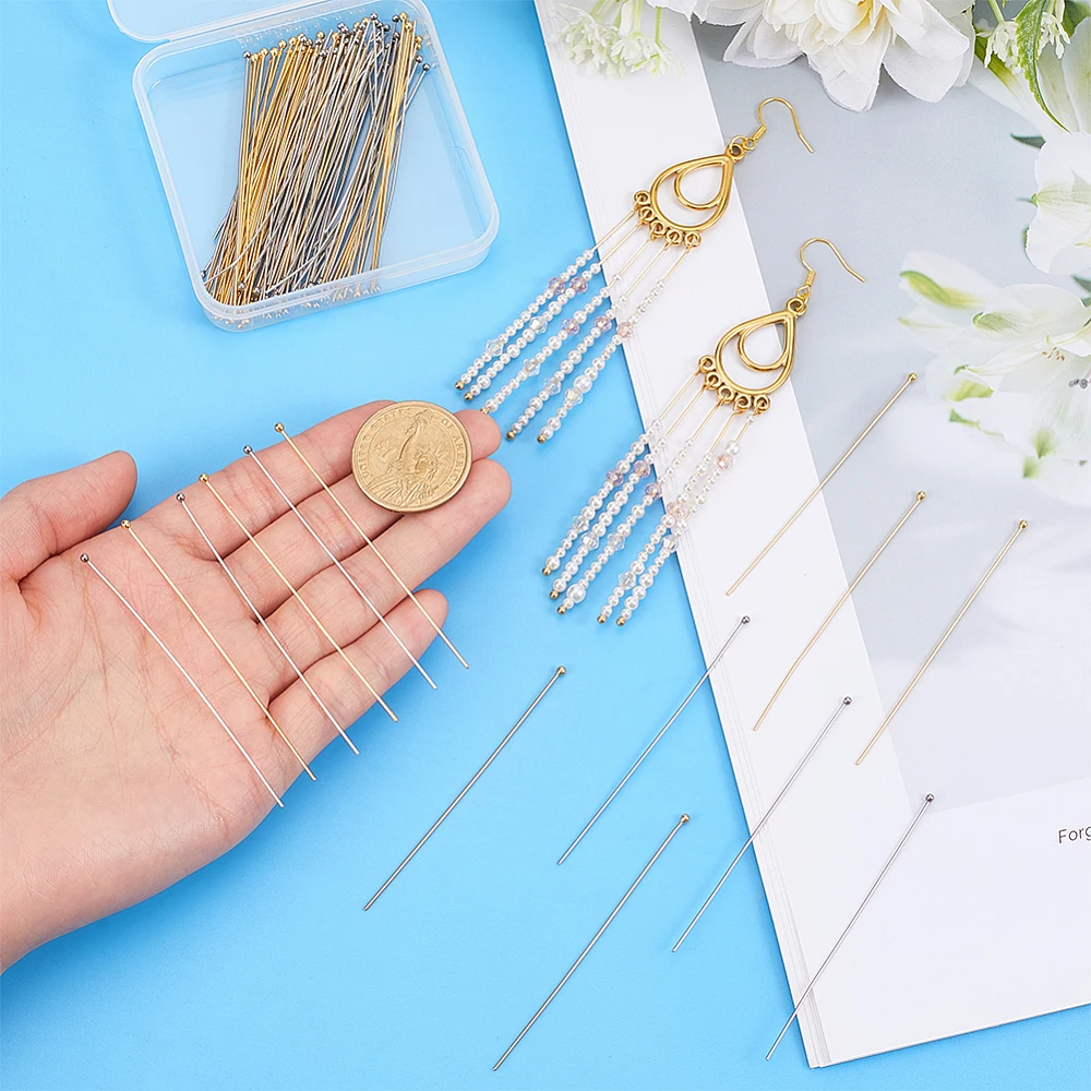 140pcs 2.7 inch(70mm) 304 Stai - Jewelry Making Head Pins review and price