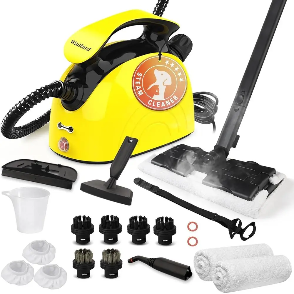 

1500W Fast Heating Multi-Surface Steam Cleaner for Home and Grout Cleaning