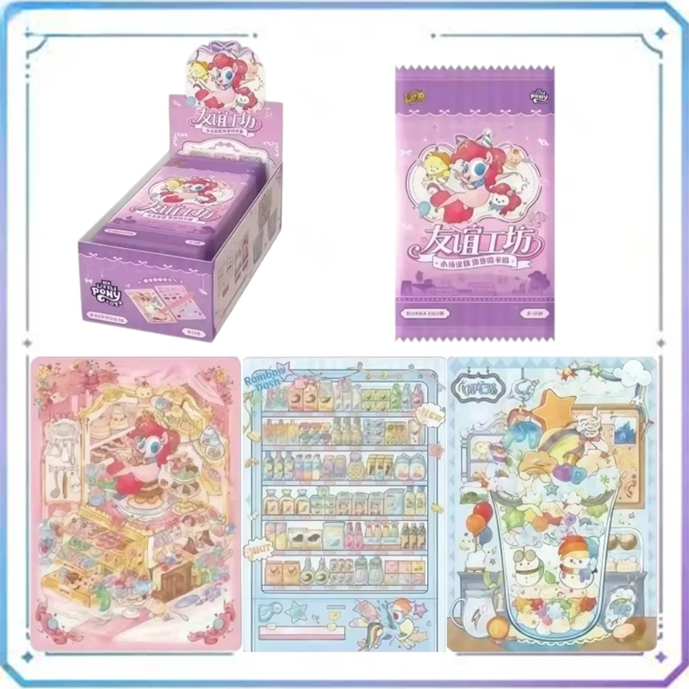 KAYOU Genuine Little Pony Princess Coronation Nightmare Night Fantasy Wonderland Collection Swap Anime Collection Cards Toy Gift
