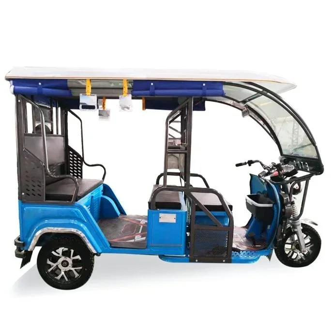 

Bajaj New Auto Rickshaw 3 wheel factory made Battery Powered Electric Tricycles For Passengercustom