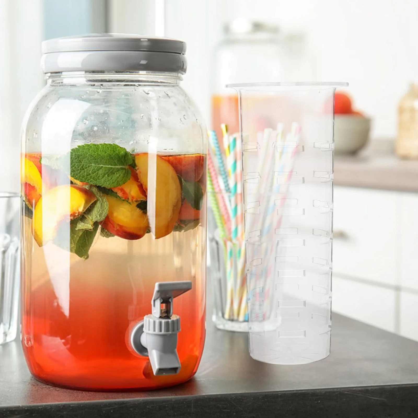 

Fruit Infuser Acrylic Drink Dispenser Insert Juice Dispenser Replacement Part For Home Bar Kitchen Accessories