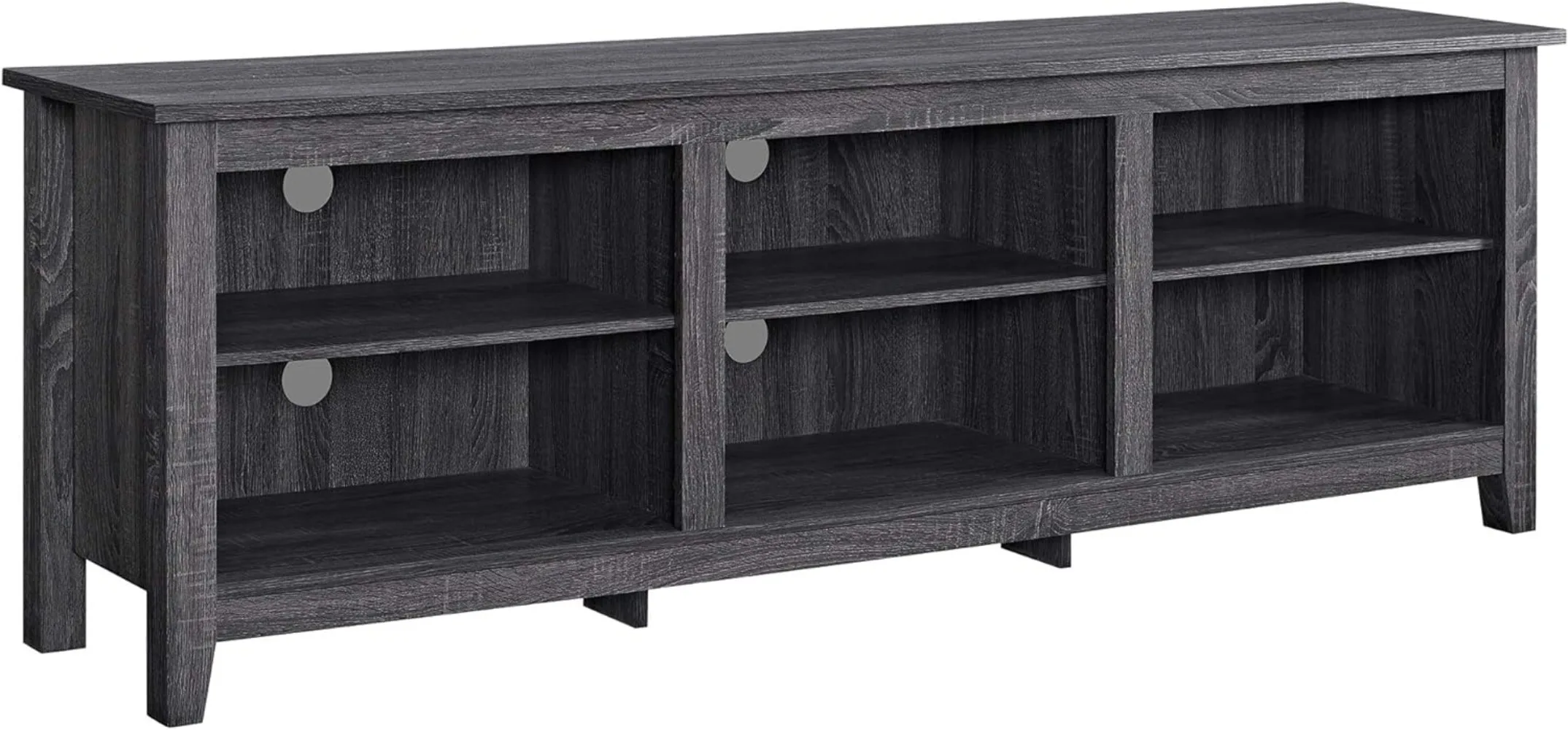 

Walker Edison Wren Classic 6 Cubby TV Stand for TVs up to 80 Inches, 70 Inch