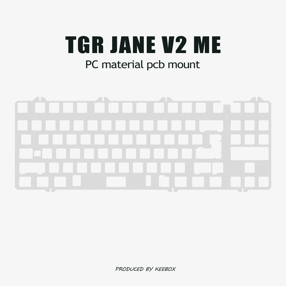 Keebox-Tgr Jane PCBメカニカルキーボード,カーボンポジショニング