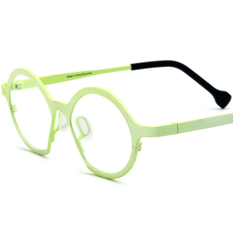 

Роскошная оправа для очков из чистого титана, мужская модная брендовая дизайнерская оправа для очков, женская ретро-сверхлегкая оправа «кошачий глаз» Z631