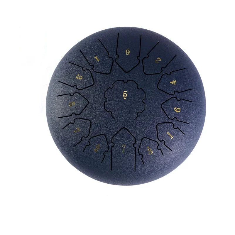 Hooqu Hot Products 12 Inch 13 Tone Percussion Carbon Steel Ethereal Drum Colorful Tongue Drums