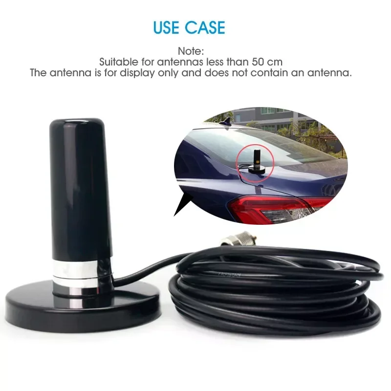 SO239 Adapter podstawy magnetycznej PL259 Złącze antenowe dla Yaesu Vertex Kenwood TYT HYT Samochodowe mobilne walkie talkie Akcesoria — zdjęcie produktu 5