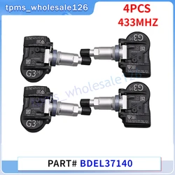 4PCS Tyre Pressure Monitor System Sensor BDEL37140 For 2019 2020 2021 2022 2023 2024 Mazda 3 (BP) CX-30 TPMS 433MHZ BDEL-37-140