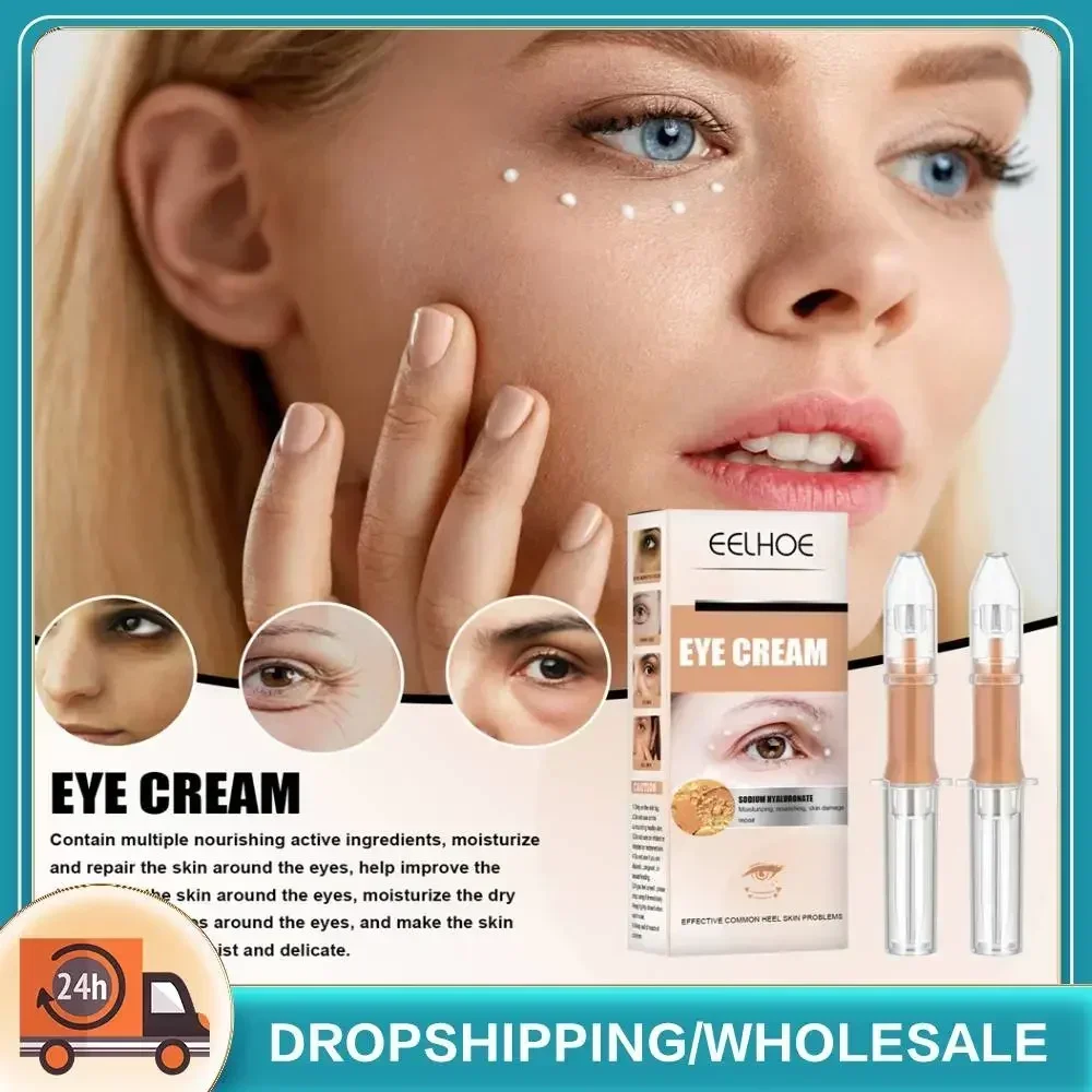 Crème pour les yeux instantanée, élimination des poches sous les yeux, contre les poches, longue durée, déformable, anti-rides, sérum de soin