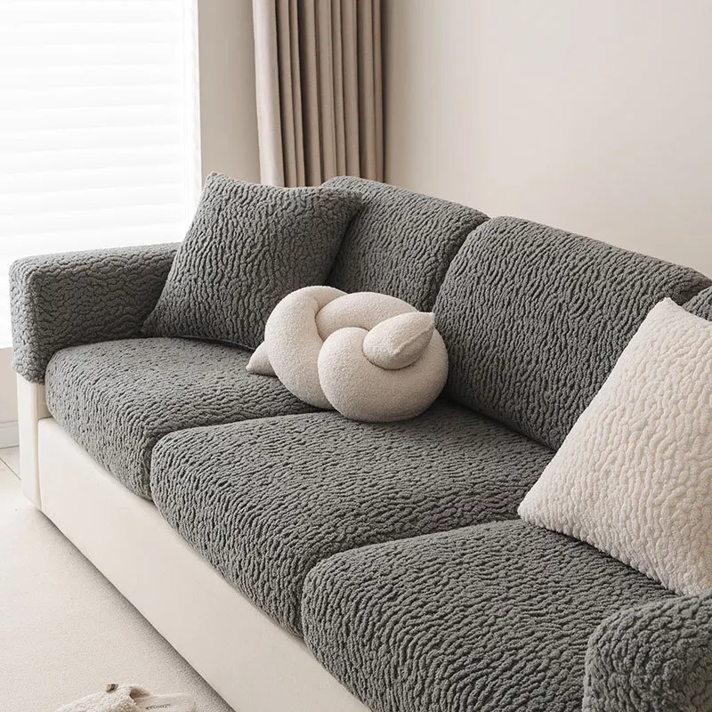 دائم 2026 شتاء دافئ أفخم كرسي غطاء أريكة العالمي التغطية الكاملة غطاء الأريكة كل موسم القط برهان مقعد حامي #3