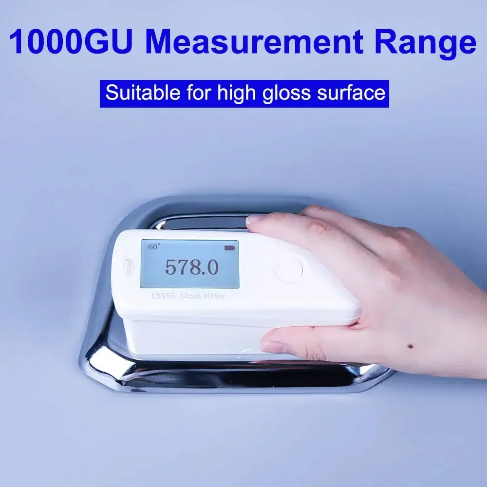 

IN STOCK Premium Gloss Tester LS196 60 Degree Glossy Meter 1000GU Car Paint Gloss Meter for Granite Tile Floor