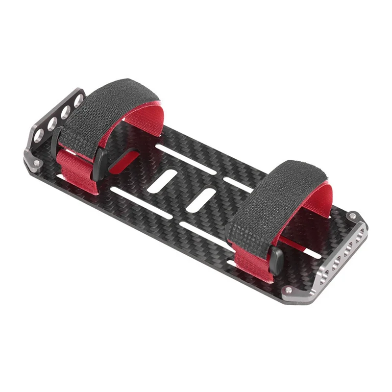 

Scx-10 Simulation Climbing Car Battery Panel Alloy Carbon Fiber Universal Diy Battery Rack Modification-Y44A