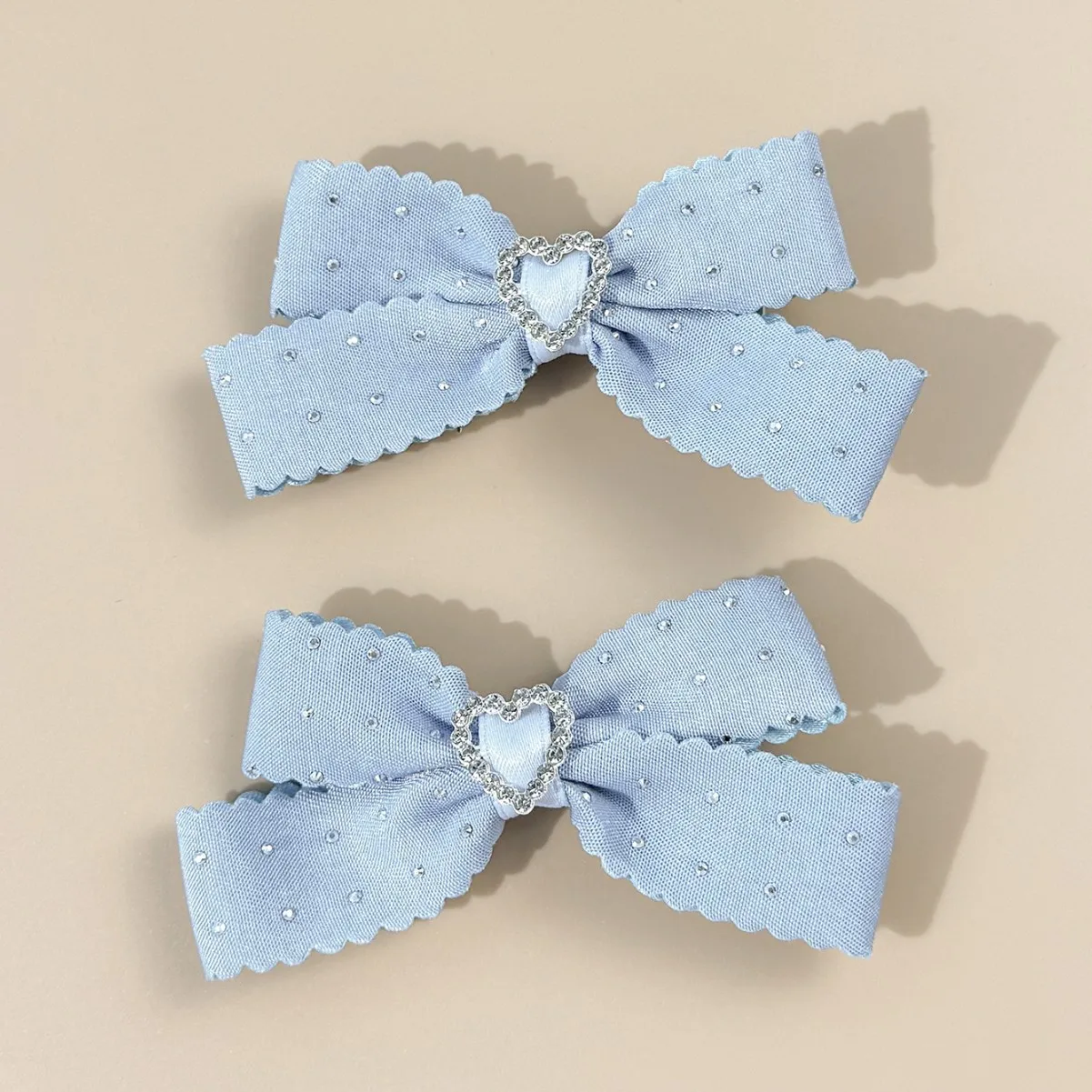 30 قطعة/الوحدة، 4.13 بوصة مشابك شعر على شكل فيونكة مطرزة للنساء والفتيات #6