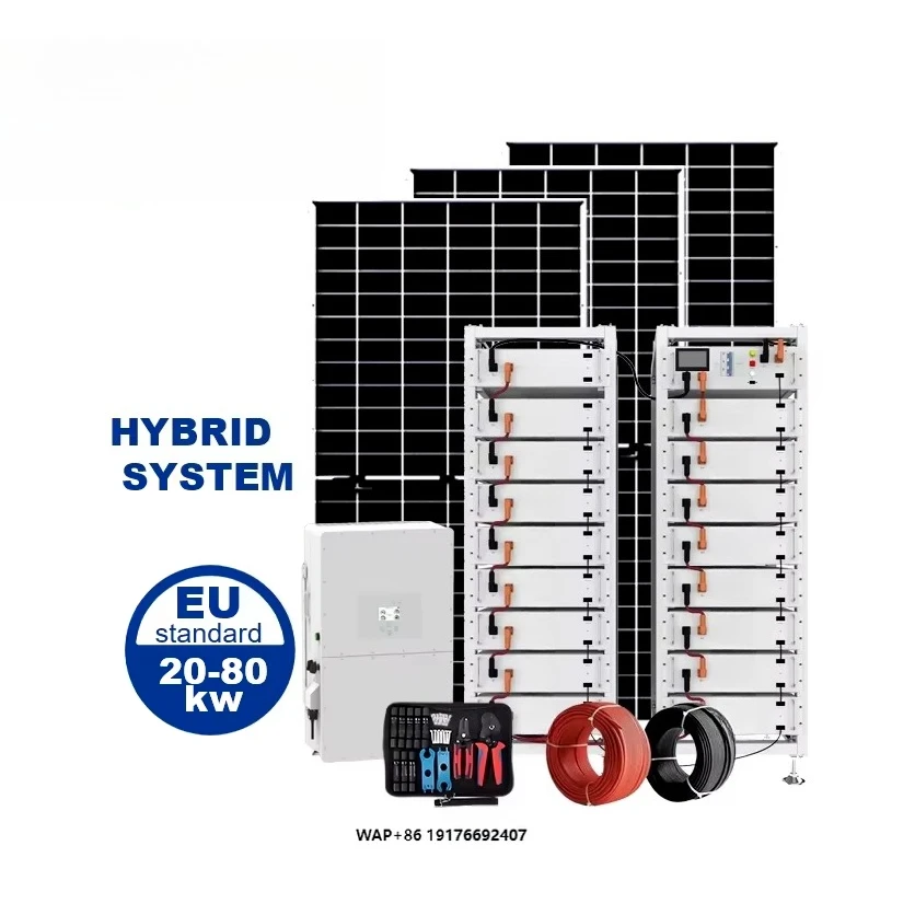 deye 20Kwh 30Kwh 50Kwh 80kw Off/on Grid Solar System Complete Full Set Kit Panels Inverter With Lithium Battery Battery System
