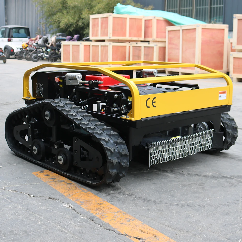 Heiße Verkäufe Crawler selbstfahrende Rasenmäher ferngesteuerter Rasenmäher für jedes Gelände