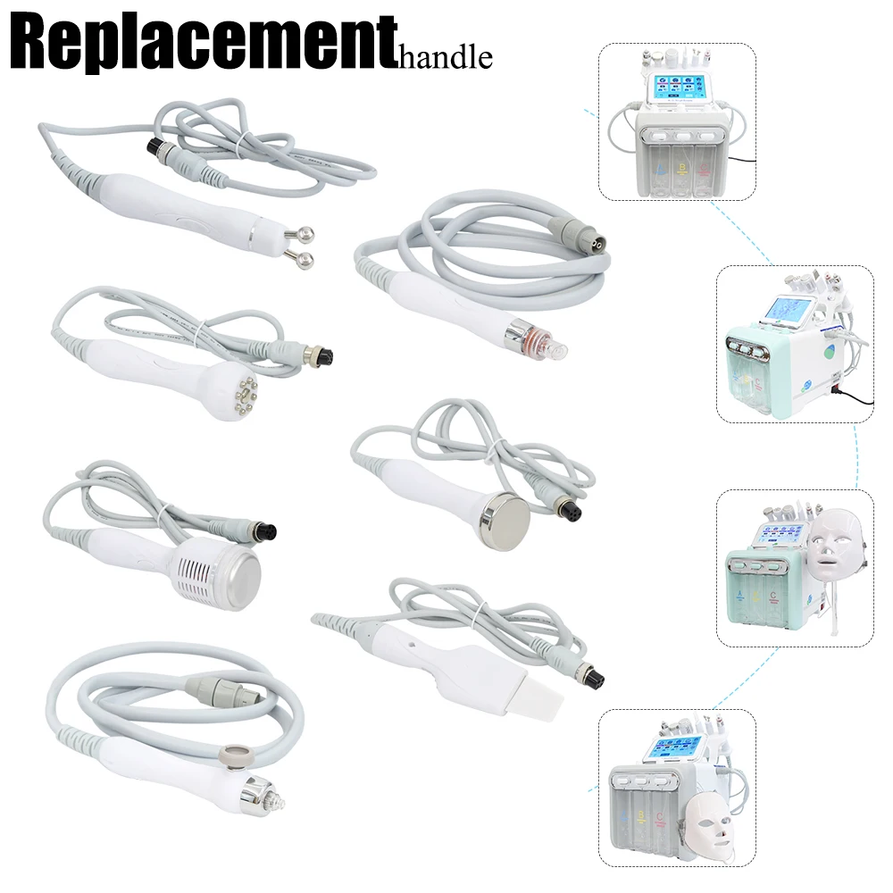 

Сменные головки для аппарата гидродермабразии, скребок для кожи, лифтинг лица, запасные части H2O2, аксессуары для водного кислородного пилинга