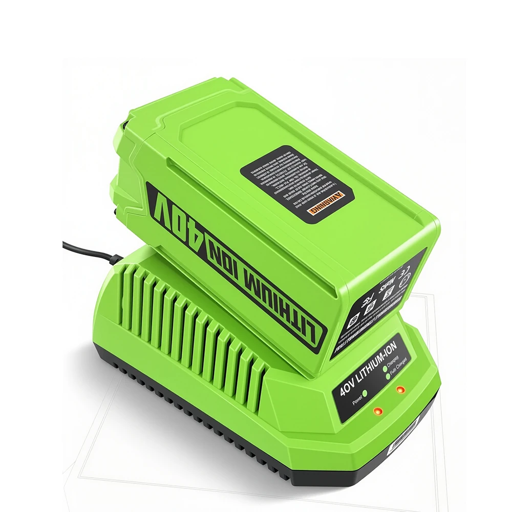 Akumulator kompatybilny z GreenWorks 40V 6000mAh G-MAX Li-ion do kosiarek, narzędzi ogrodniczych i ładowarki. — zdjęcie produktu 3