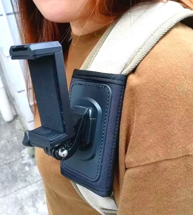 クイック添付バックパックバッグクリップバックル携帯電話移動プロヒーロー57891011 sjcam SJ6/8/9/10プロ/Insta360 1 X2/3カメラ