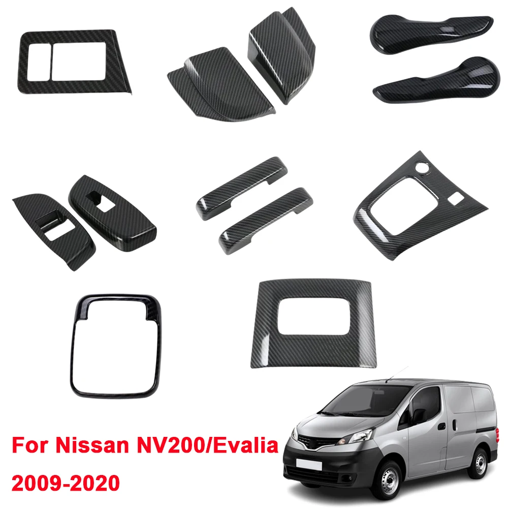

ABS Seat Switch Cover Armrest Reading Light Frame Door Handle Trim Outlet Vent Bowl Shift For Nissan NV200/Evalia 2009 2010-2020