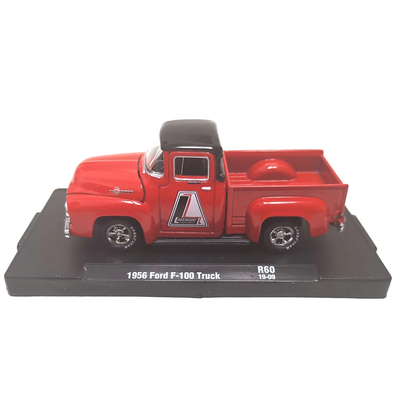 Diecast Alloy 1:64 Scale 1956 Ford F100 Pickup Truck Cars Model Adult Classics Collection Toys Souvenir Gifts Static Display