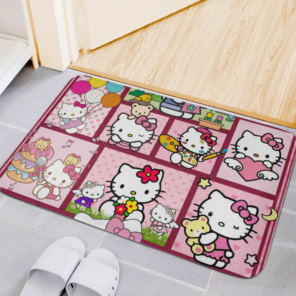 

Hello kitty Large Room Rugs Carpet Flannel Home Decorations