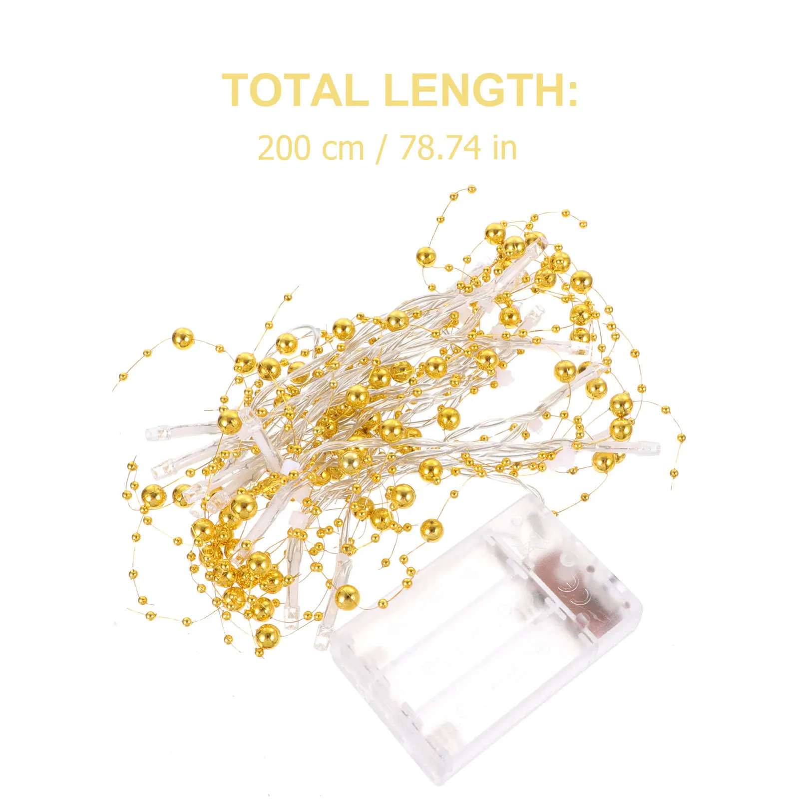 1 قطعة LED سلسلة أضواء اللؤلؤ بالطاقة اللؤلؤ لمهرجان حفل زفاف غرفة نوم في الهواء الطلق حديقة شرفة