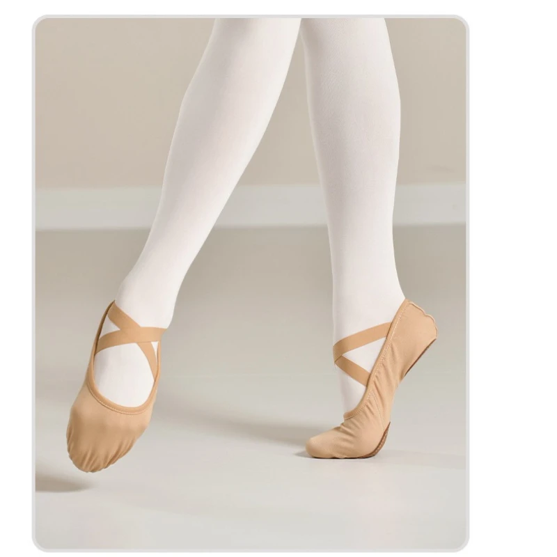 

Ballet Dance Shoes Elastic Canvas Slippers Gymnastics Yoga Shoes for Kids Girls Women Professional Dance Training Shoes