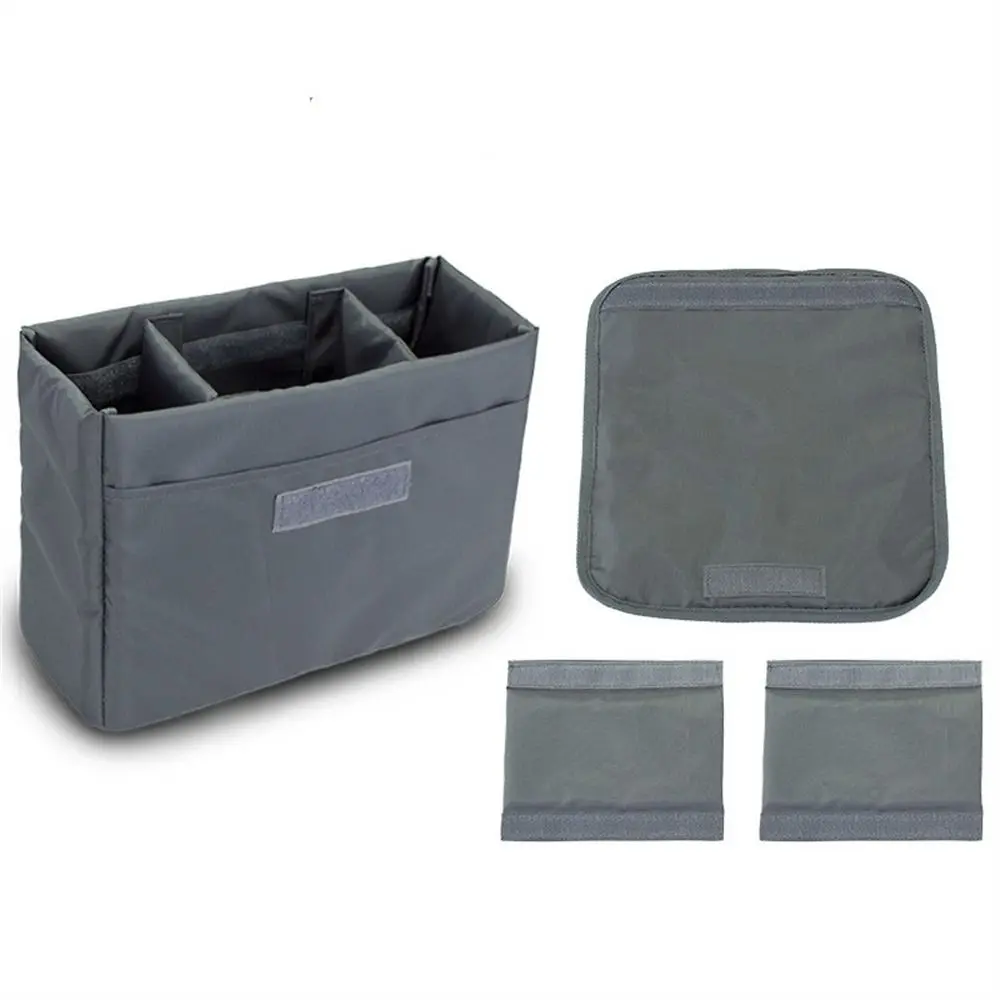 

Thick Padded Camera Insert Case Insert Partition Removable Photography Bag Sponge Liner Handbag Camera Protective Bag DSLR SLR