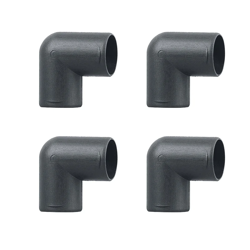 

4 Pcs 42Mm Air Heater Ducting Pipe Air Vent Outlet L Shape Elbow Bend Pipe Exhaust Connector For Webasto Eberspaecher