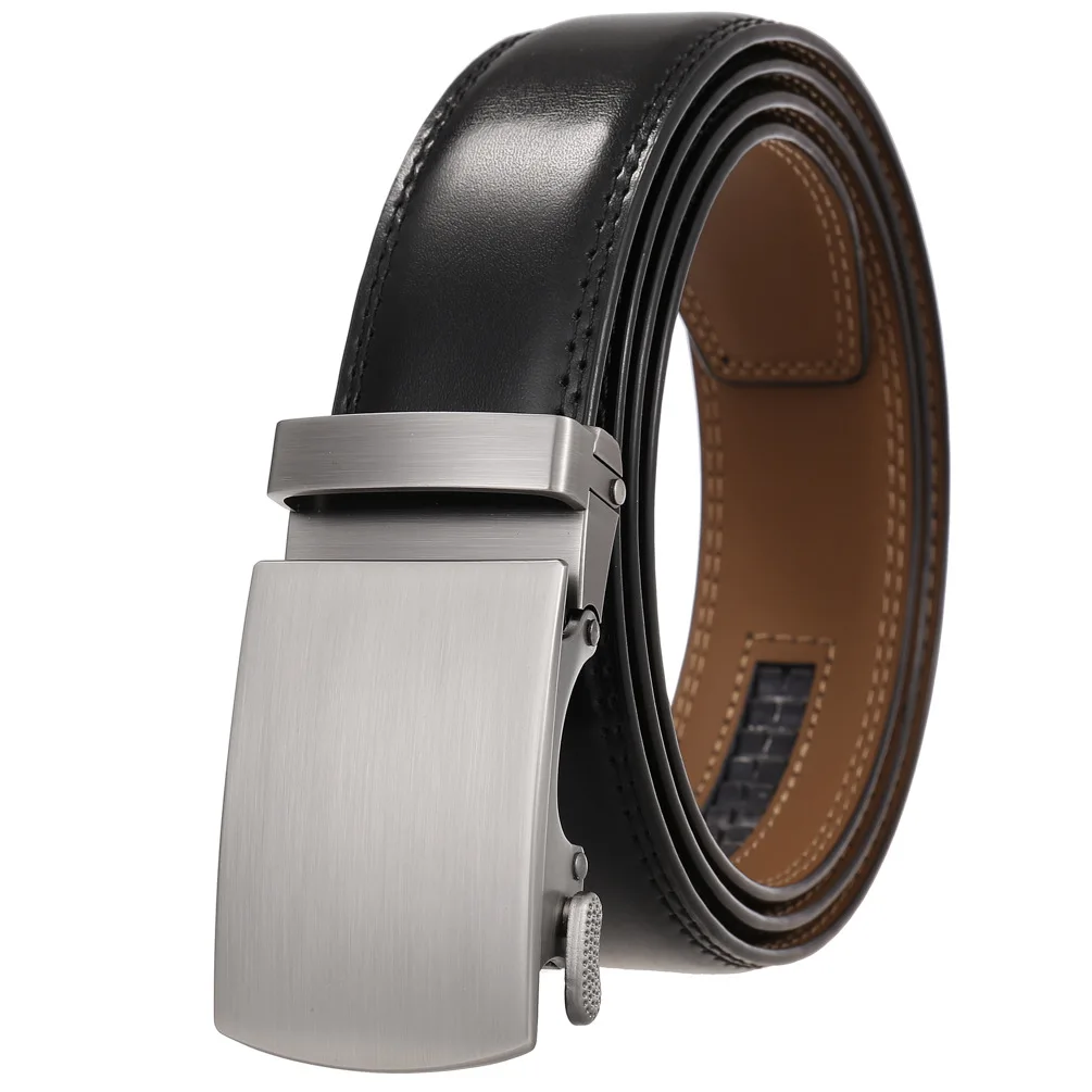 Männer Gürtel Echtes Leder Strap Männlich Bund Automatische Schnalle Business Gürtel für Männer Hohe Qualität Gürtel Gürtel Für Jeans – Detail 25