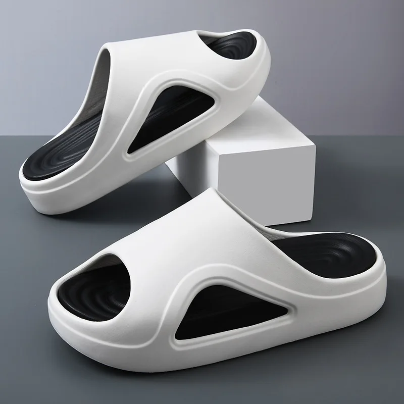 

Men's Slippers Outdoor Beach Sandals Indoor Comfortable Soft Non-slip EVA Slides Flip-flops Men Bathroom Slippers Home Shoes