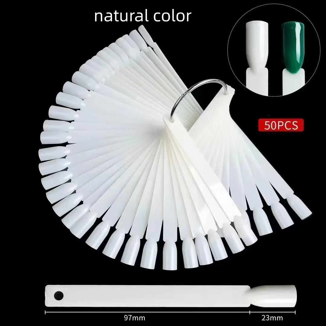 50Pieces Nail Swatc… - image