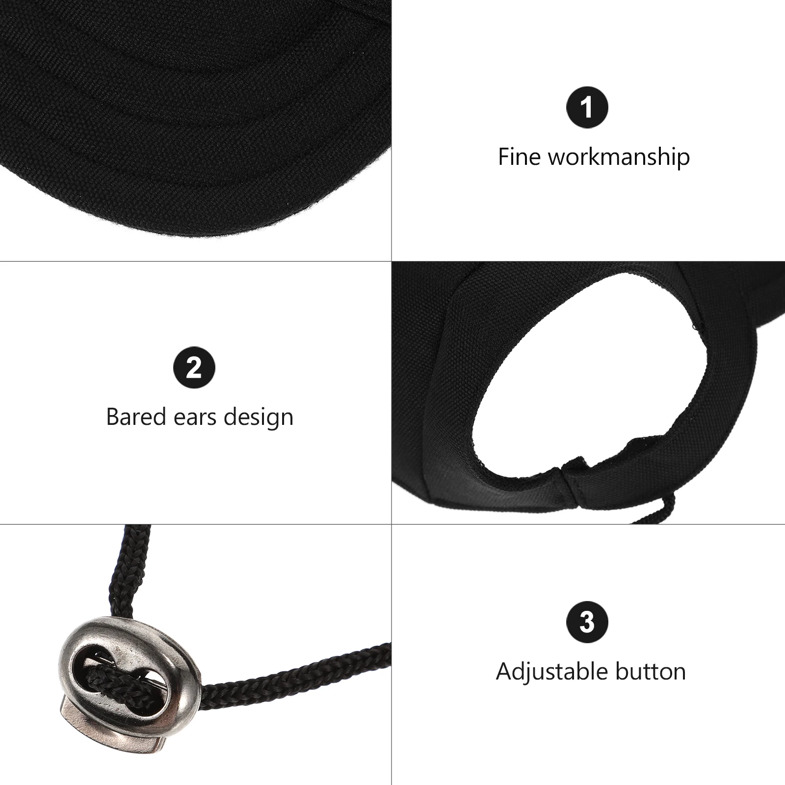 

Pet Dog Cap Puppy Visor Sun Protection Adjustable Baseball Hat for Outdoor Summer Sports Lightweight Breathable Soft Canvas Pet